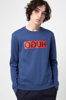 hugo boss reverse logo sweatshirt