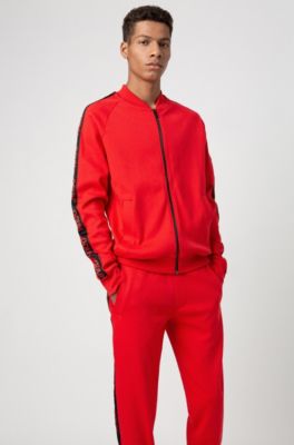 hugo boss tape tracksuit