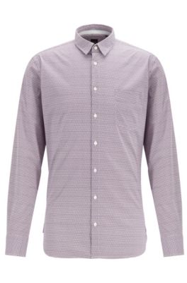 boss slim fit stretch shirt