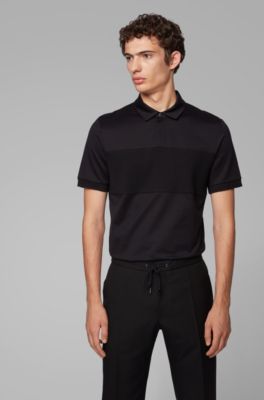 hugo boss mercerised cotton polo