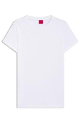 T-shirt Slim en coton, Blanc