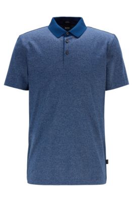 hugo boss mercerised cotton polo