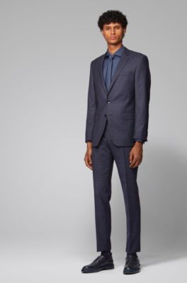 hugo boss checkered suit