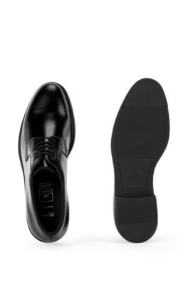 hugo boss highline patent leather loafers