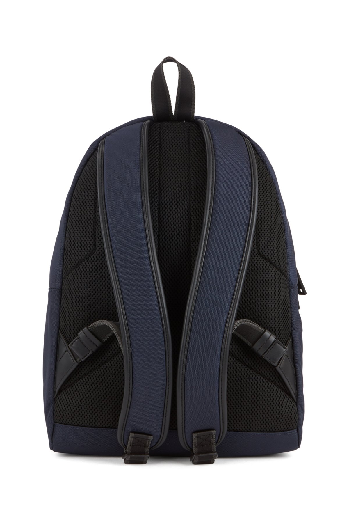 BOSS - Backpack in structured nylon with logo detailing