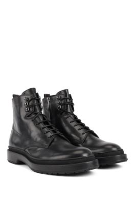 hugo boss lace up boots