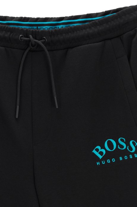 Boss Slim Fit Jogging Pants With Curved Logo