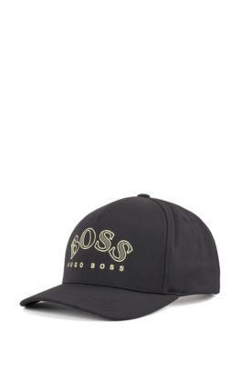 Hugo Boss - Double Twill Cap With Curved Logo Embroidery - Black