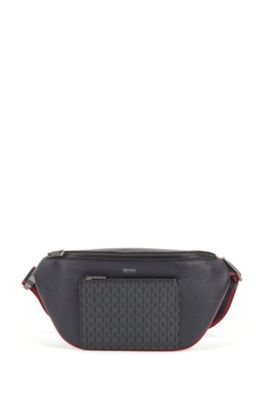 BOSS - Belt bag with all-over monogram details