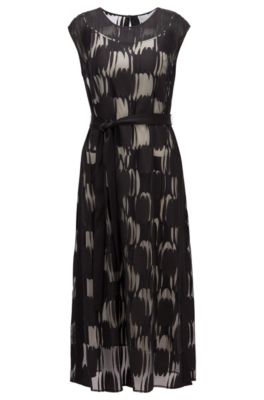 hugo boss polka dot dress