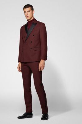 Italian-made loafers in patent leather with grosgrain band, Black