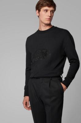 hugo boss french terry sweatshirt