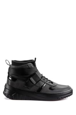 hugo boss high top trainers