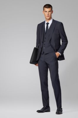 hugo boss 3 piece suit