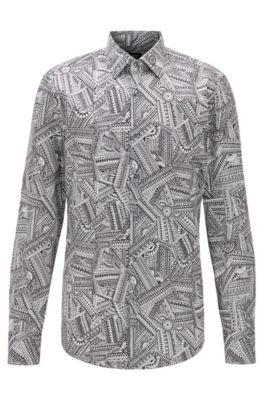 hugo boss slim fit shirt size chart