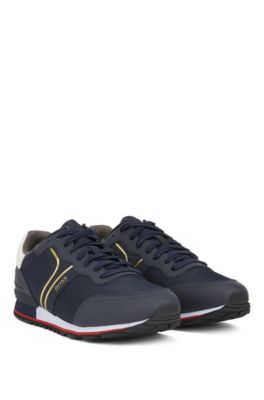 Running-inspired sneakers with bamboo-charcoal lining, Dark Blue