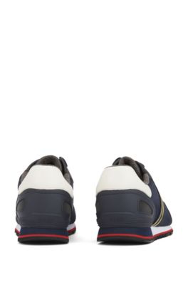 Running-inspired sneakers with bamboo-charcoal lining, Dark Blue