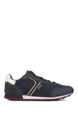 Running-inspired sneakers with bamboo-charcoal lining, Dark Blue