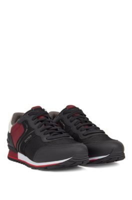 Running-inspired sneakers with bamboo-charcoal lining, Open Red