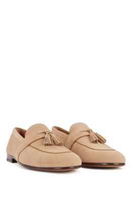 hugo boss safari suede loafers