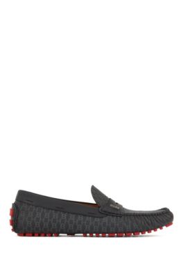 hugo boss driver moccasin