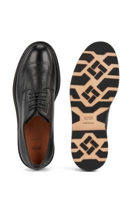 boss leather derbies