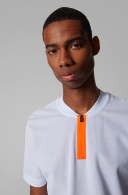 hugo boss polo zipper