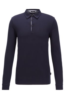 hugo boss polo long sleeve sale