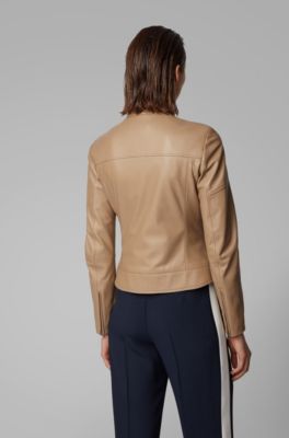 hugo boss leather jackets womens