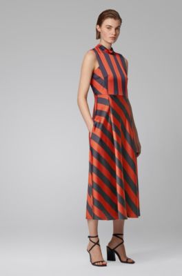 maxi crepe dress