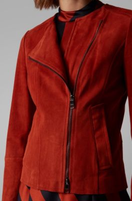 hugo boss womens leather jacket