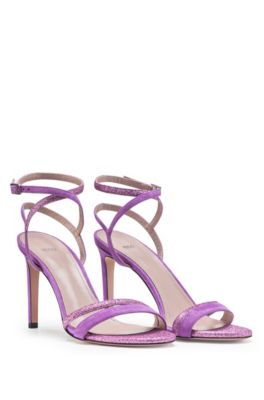 purple sandals