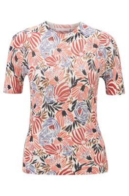 hugo boss flower shirt