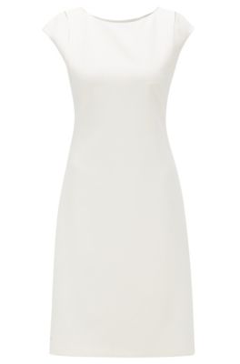 boss white dress