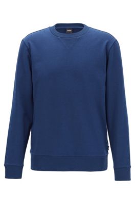 dark blue crew neck