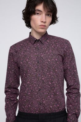 hugo boss floral shirt