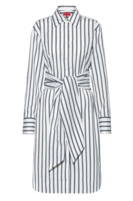 hugo boss striped dress