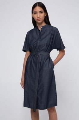 hugo boss denim dress