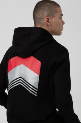 hugo boss reflective hoodie