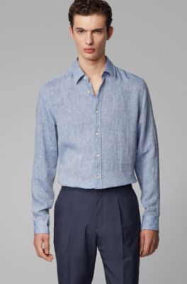 boss linen shirt