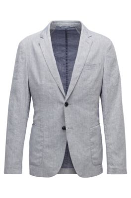 hugo boss linen jacket