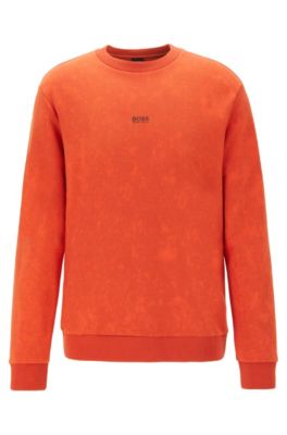 hugo boss sweatshirt orange