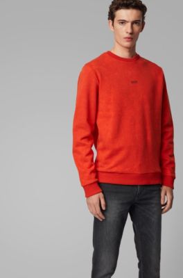 hugo boss french terry sweatshirt