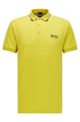 Hugo Boss - Active-stretch golf polo shirt with S.Café®