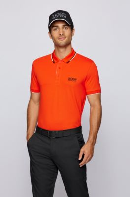 BOSS - golf polo shirt with S.Café®