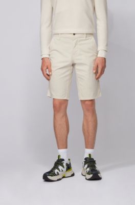 next slim chino shorts