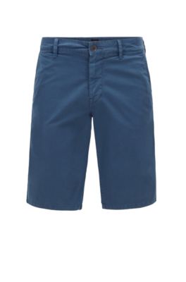 BOSS - Slim-fit chino shorts in 