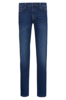 Slim-fit jeans in indigo super-stretch 