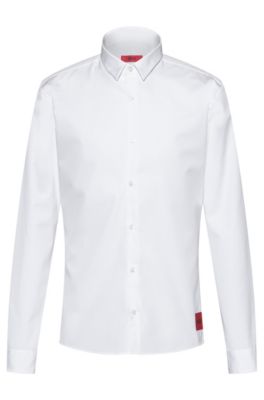 extra slim fit white shirt