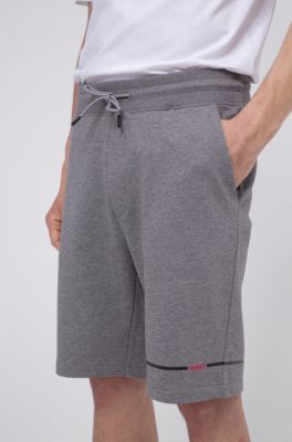 mens grey hugo boss shorts